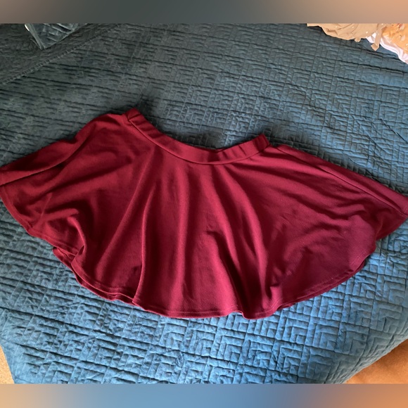 Romwe High Waist Skirt - Flared, A-Line, Mini, Circle, Skater - Picture 3 of 10